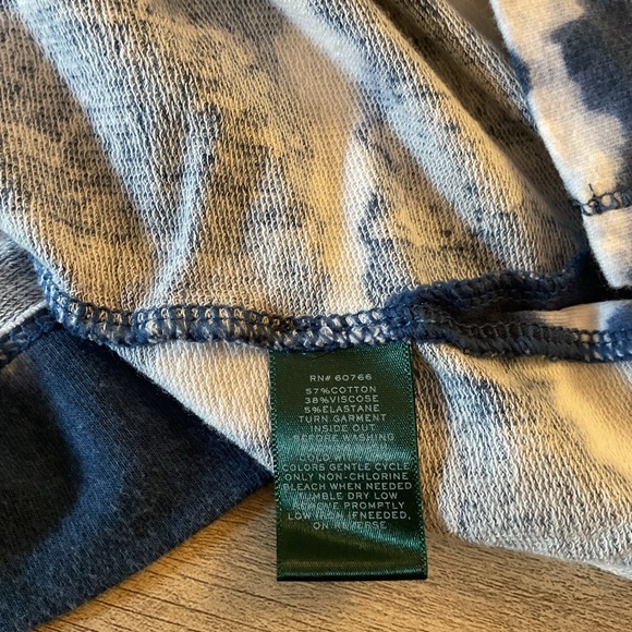 Ralph Lauren Relaxed Blue and White Short Sleeve Tee - Picture 4 of 4